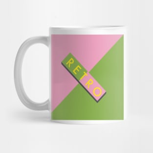 Retro platform design Mug